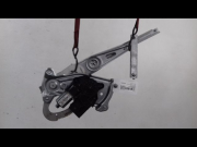 MECANISME+MOTEUR LEVE-GLACE AVD
